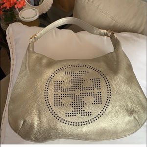 Tory Burch gold handbag
